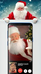 Скачать Санта-Клаус видео звонок (розыгрыш) версия 2.0 apk на Андроид - Полная