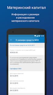 Скачать ПФР Электронные сервисы версия 1.2.3 apk на Андроид - Встроенный кеш