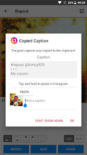 Скачать Repost for Instagram - Regram версия 2.8.1 apk на Андроид - Без кеша