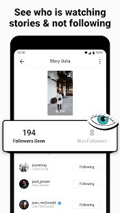 Скачать FollowMeter - Unfollowers Analytics for Instagram версия 4.3 apk на Андроид - Неограниченные функции