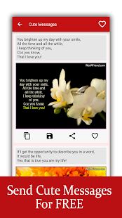 Скачать Love Messages for Girlfriend ♥ Flirty Love Letters версия 4.6 apk на Андроид - Разблокированная