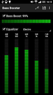 Скачать Усилитель баса (Bass Booster - Music Equalizer) версия Зависит от устройства apk на Андроид - Встроенный кеш