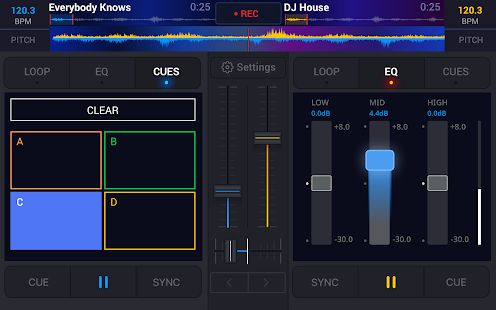 Скачать DJ it! - музыкальный микшер версия 0.3 apk на Андроид - Все открыто