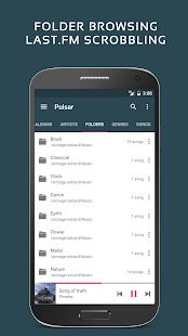 Скачать Pulsar Музыкальный плеер - Pulsar Music Player версия 1.10.0 apk на Андроид - Встроенный кеш