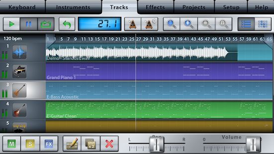 Скачать Music Studio Lite версия 2.1.2 apk на Андроид - Полная